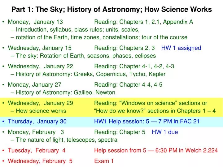 part 1 the sky history of astronomy how science works