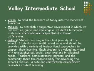 Valley Intermediate School