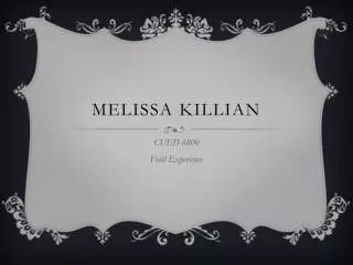 Melissa Killian