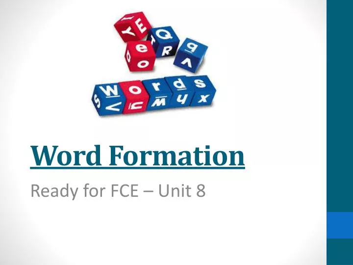 word formation