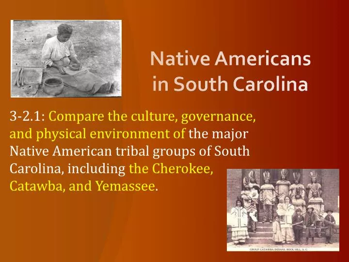 native americans in south carolina