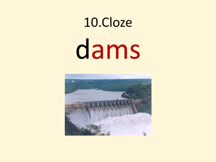 10 cloze d ams