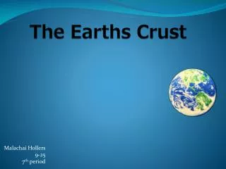 The Earths Crust