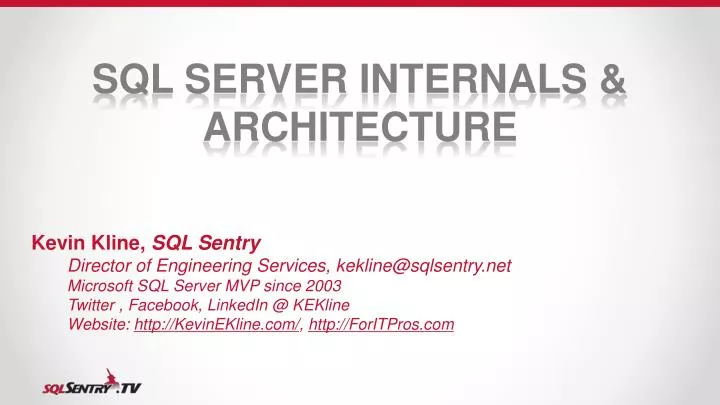 sql server internals architecture