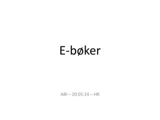 e b ker