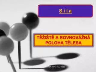t i t a rovnov n poloha t lesa