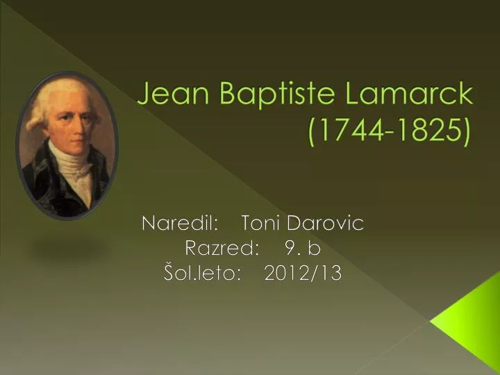 jean baptiste lamarck 1744 1825