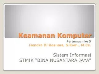 keamanan komputer