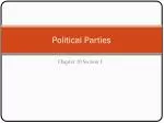 Political Parties - slide 1