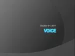 Voice - slide 1