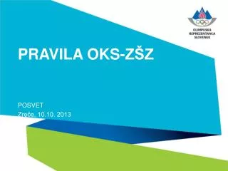 Pravila oks - zšz