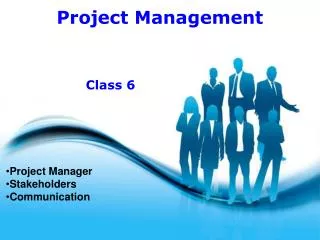 Project Manager Stakeholders Communication