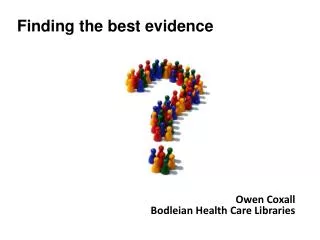 Owen Coxall Bodleian Health Care Libraries