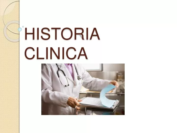 historia clinica