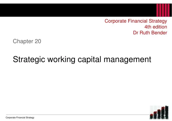 chapter 20 strategic working capital management