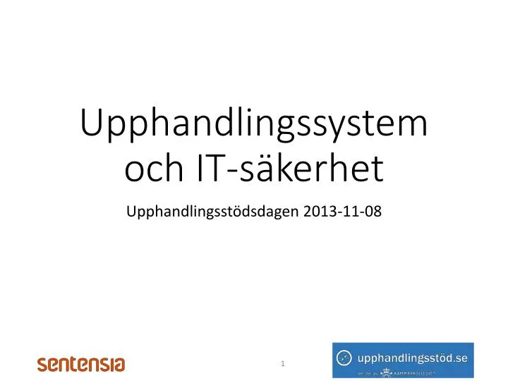 upphandlingssystem och it s kerhet