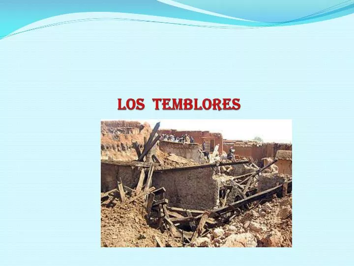 los temblores