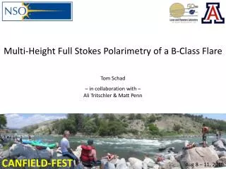 Multi-Height Full Stokes Polarimetry of a B-Class Flare