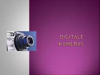 Digitale kameras