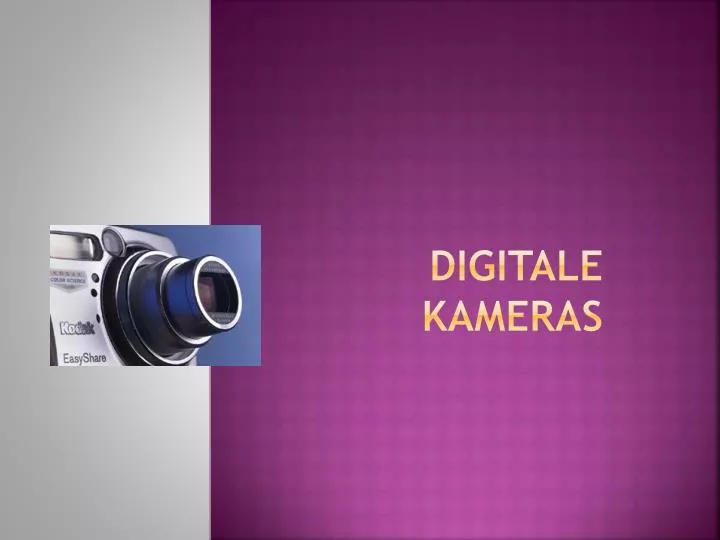 digitale kameras