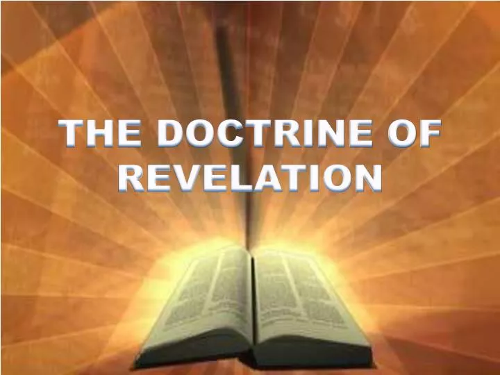 the doctrine of revelation