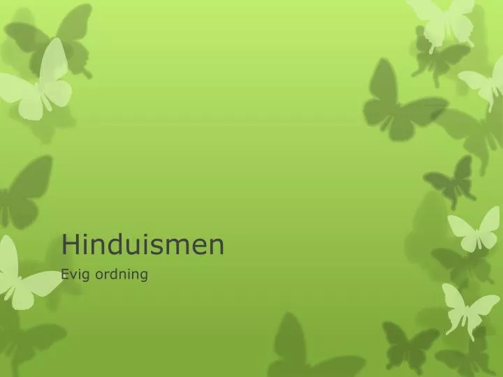 hinduismen