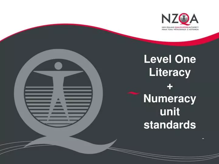 level one literacy numeracy unit standards