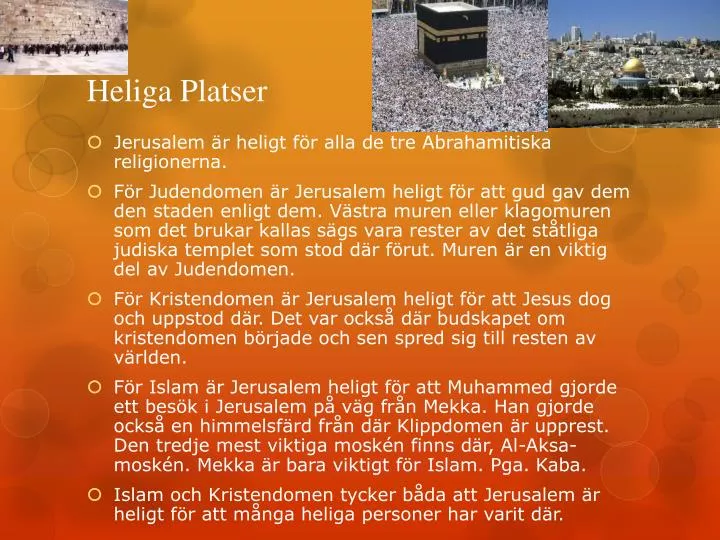 heliga platser