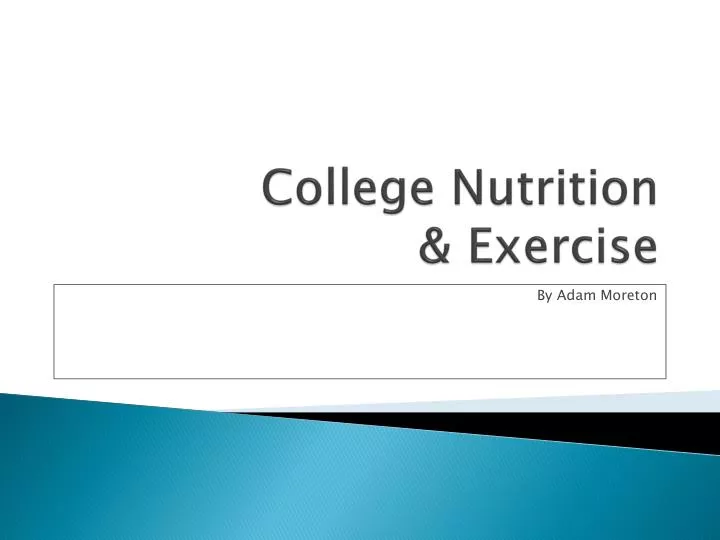 college nutrition exercise