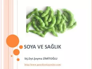 soya ve sa lik
