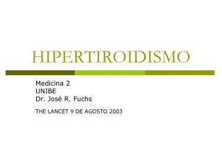 hipertiroidismo