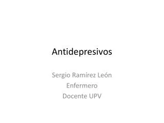antidepresivos