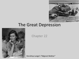 The Great Depression