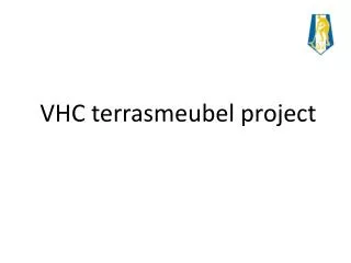 vhc terrasmeubel project