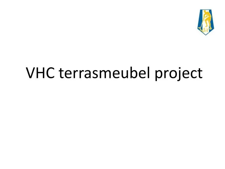 vhc terrasmeubel project