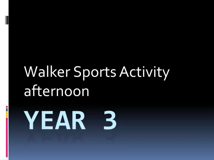walker sports activity afternoon