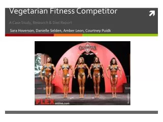Vegetarian Fitness Competitor A Case Study, Research &amp; Diet Report