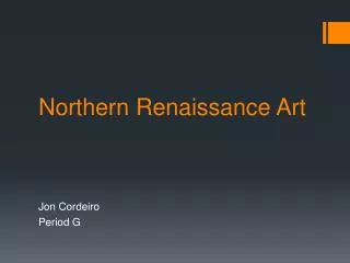 northern renaissance art