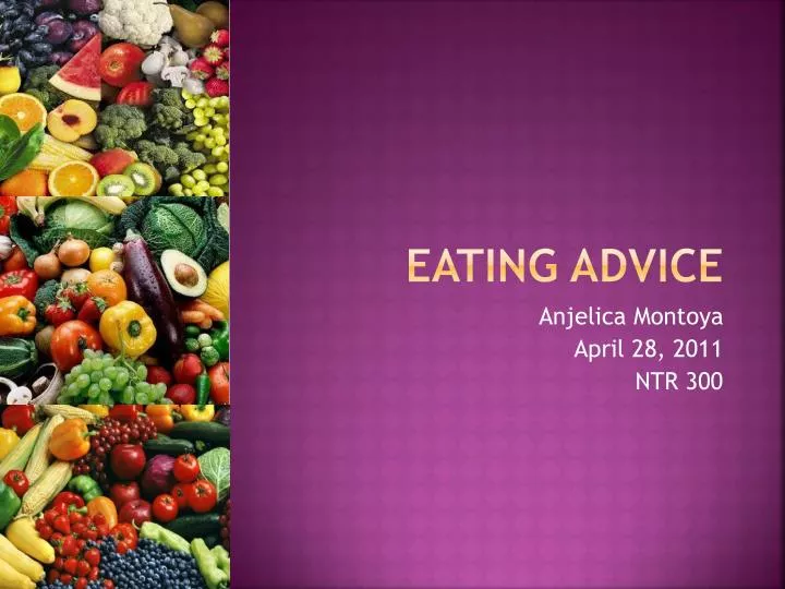 eating advice