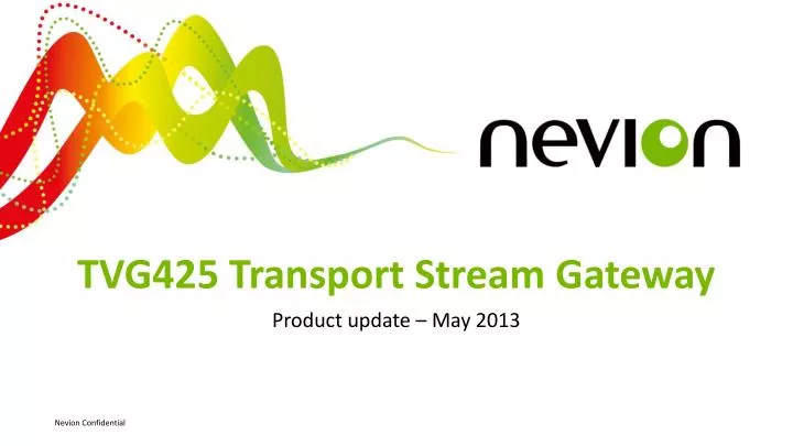 tvg425 transport stream gateway