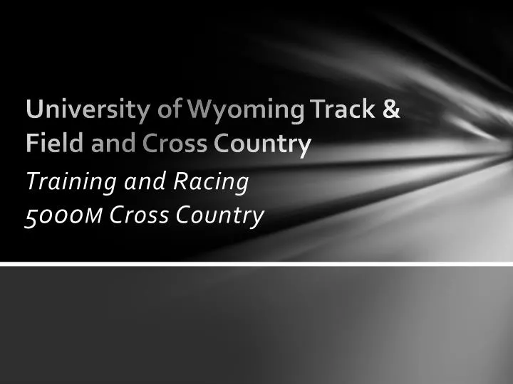 university of wyoming track field and cross country