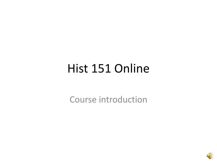 hist 151 online