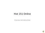 Hist 151 Online