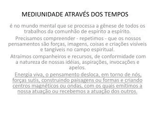 mediunidade atrav s dos tempos