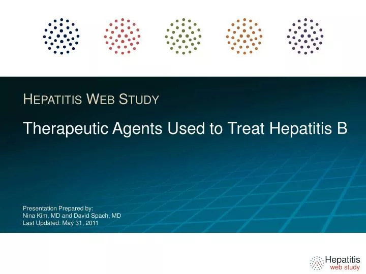 therapeutic agents used to treat hepatitis b