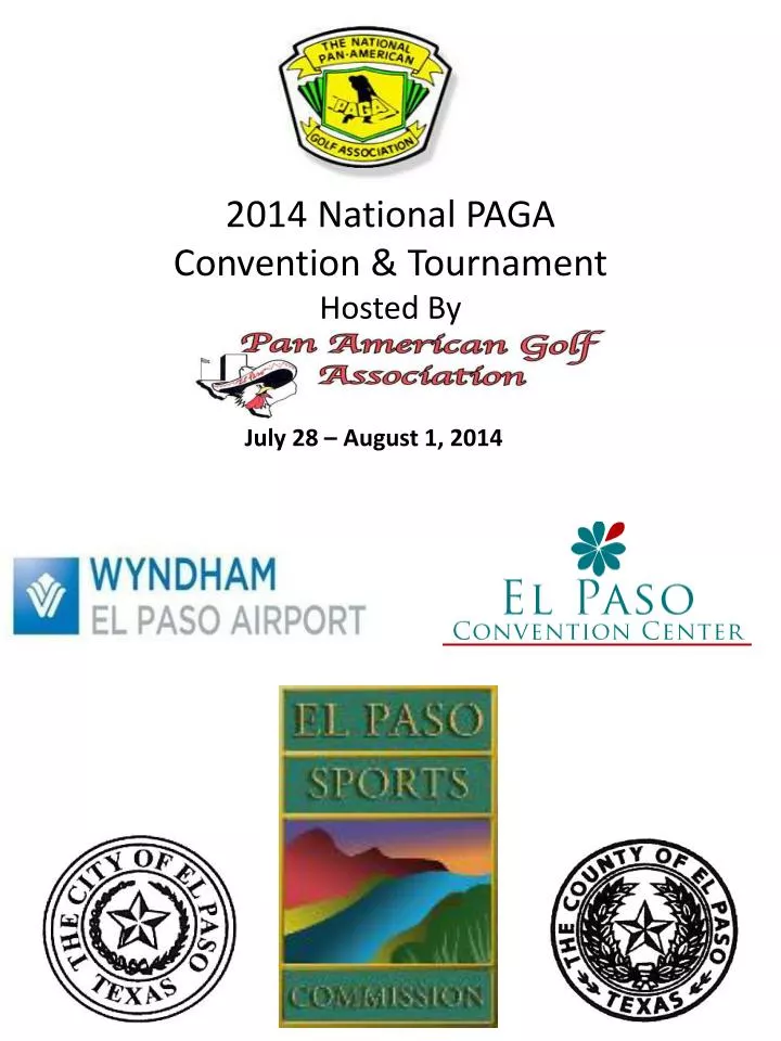 2014 national paga convention tournament hosted by