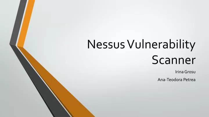 nessus vulnerability scanner
