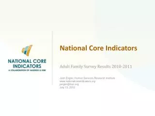 National Core Indicators