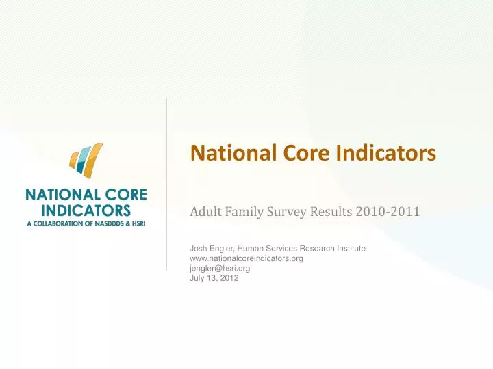 national core indicators