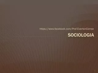 sociologia